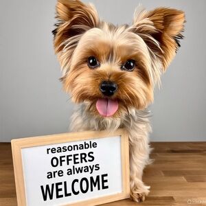 Welcoming reasonable offers 💐